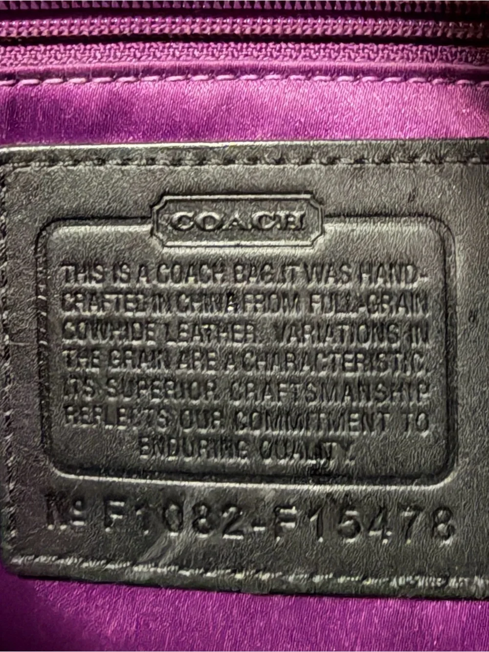 Coach Black Leather Hobo Shoulder Bag
